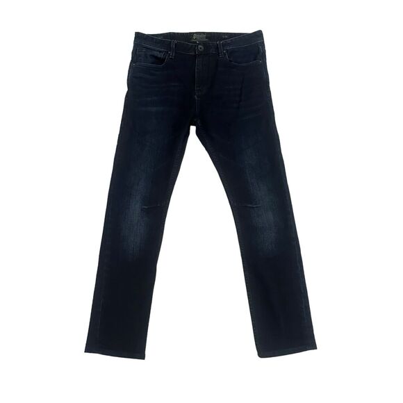 Vintage Super Dry Mens Size 32 (33 X 29) Copper Black Denim Jeans Slim